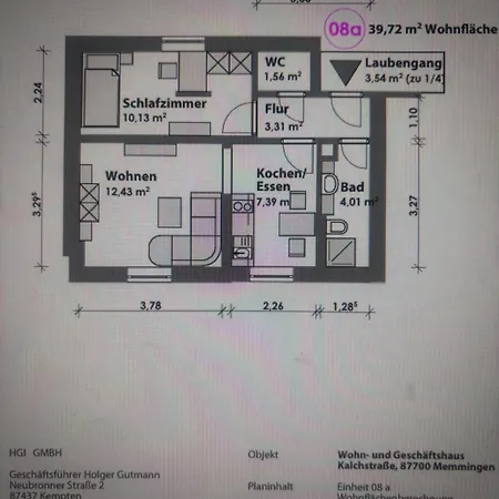 2 Zu Vermieten Appartement Memmingen